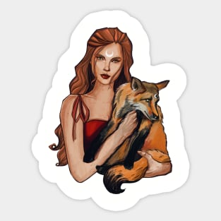 The Fox Queen Sticker